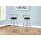Monarch Specialties Bar Stool, Set Of 2, Swivel, Bar Height, Grey Metal, Black Leather Look, Contemporary, Modern I 2399 - alternate 5